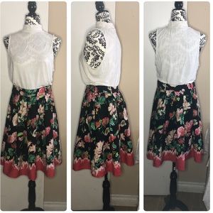 Yumi: floral midi skirt ✨SZ: 6/8 UK 12